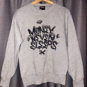 Shaka Wear “Money Never Sleeps” Pullover Sweater
